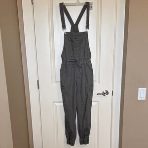 Almost Famous Olive Green Utility Overalls